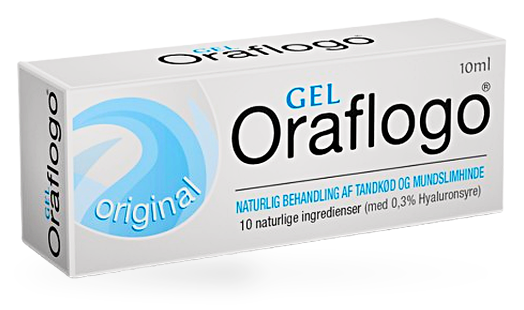 Oraflogo Gel oral healing gel tube and carton